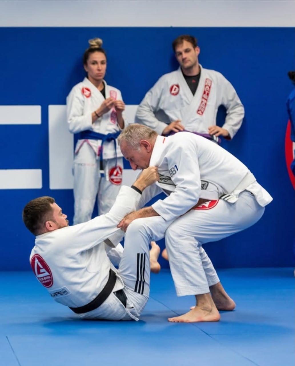 Alunos treinando na Gracie Barra Cidade Nova